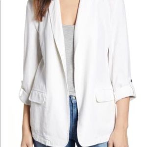 CASLON Linen Blend Boyfriend Blazer